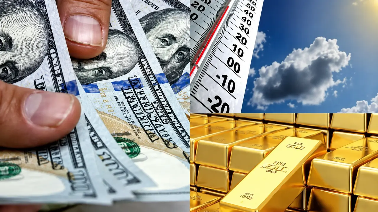 أسعار الذهب والدولار وحالة الطقس في مصر اليوم السبت
